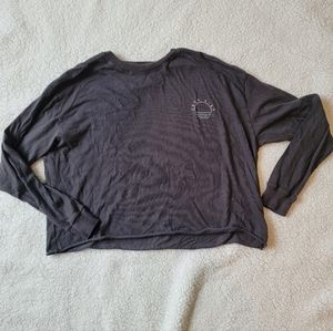 Large cropped Pura Vida long-sleeved t-shirt